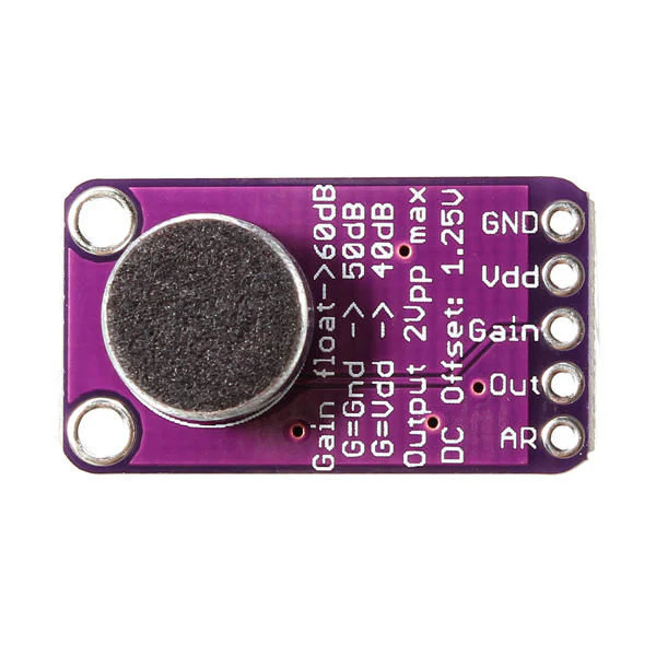Max9814 Microphone Amplifier module