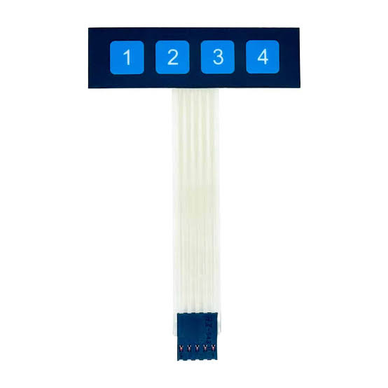Keypad Membrane 1x4
